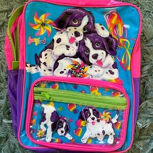 Lisa Frank puppies backpack